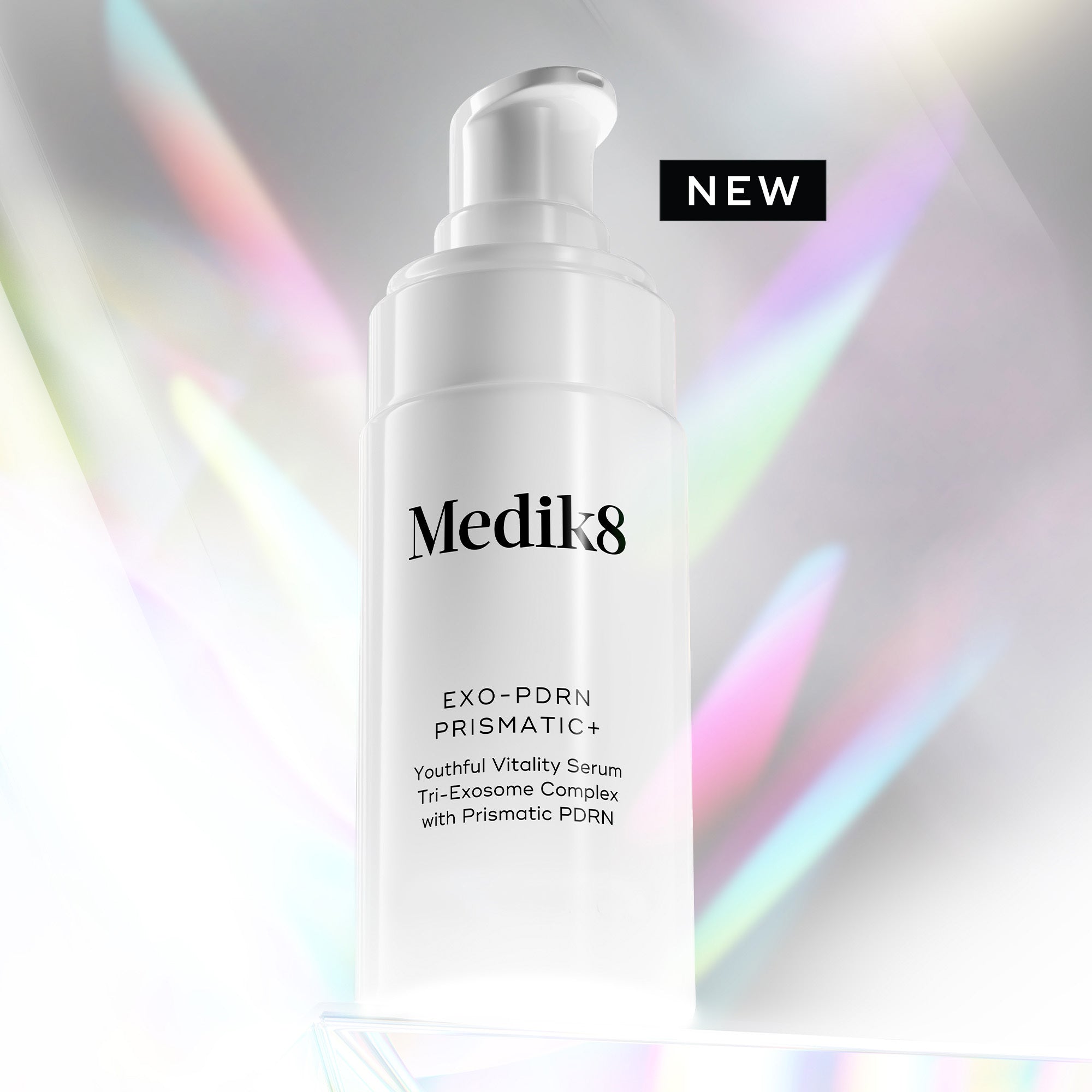 Medik8 Exo-PDRN Prismatic+ 30ml serum bottle