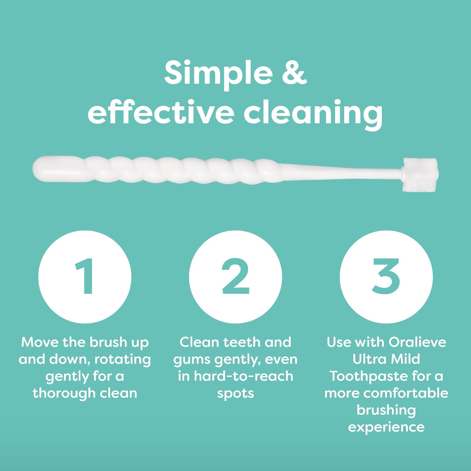 Oralieve 360 Degree Adult Tooth & Mouth Brush