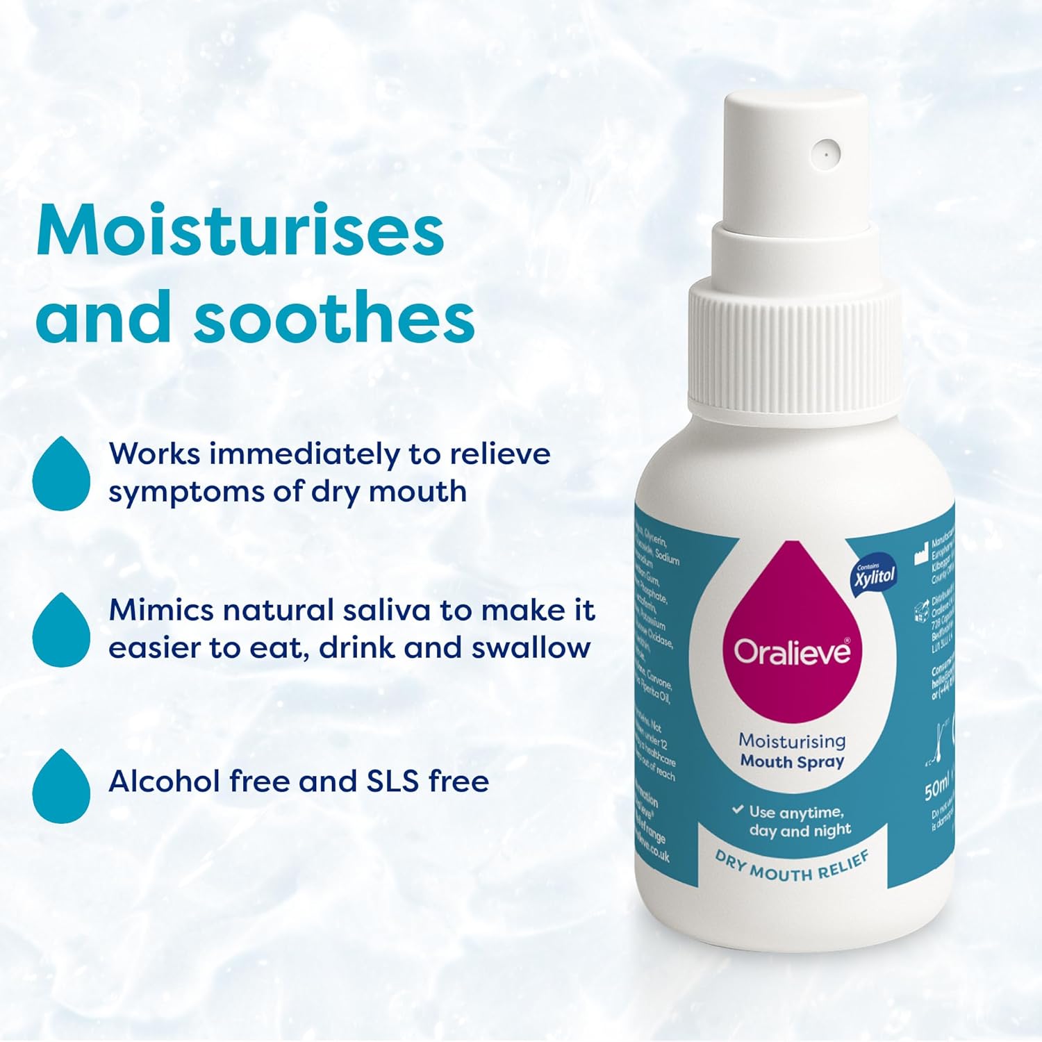 Oralieve Moisturising Mouth Spray 50ml