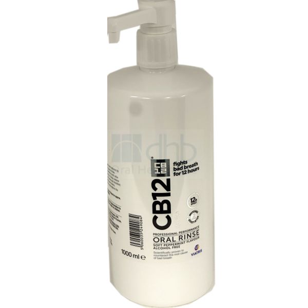 CB12 White Soft Peppermint Alcohol Free Mouthwash